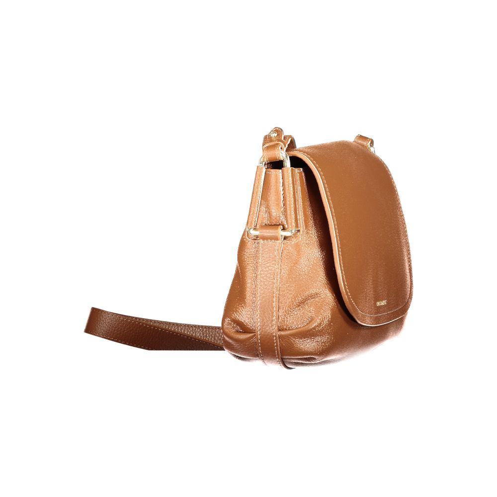Marrone Leather Women Handbag