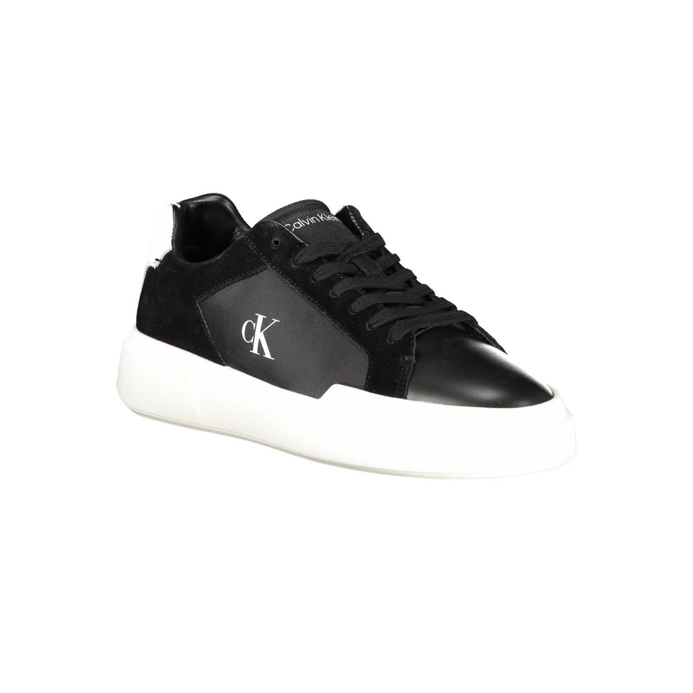 Nero Leather Men Sneaker - ventzia