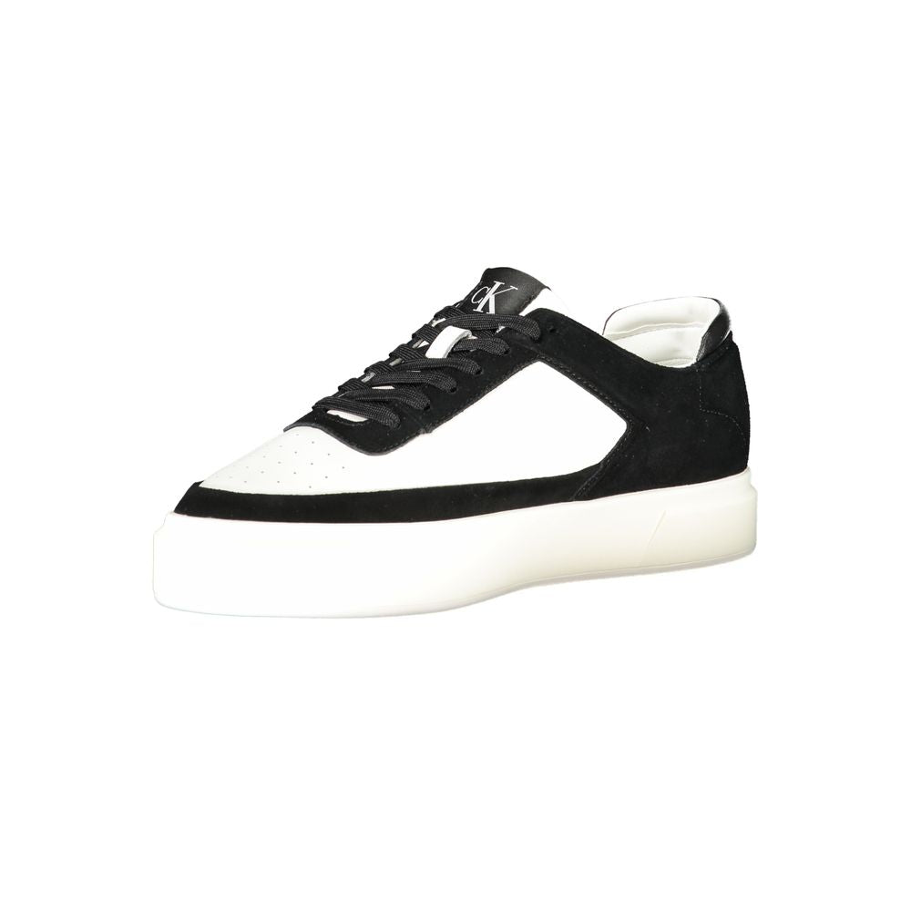 Bianco Polyurethane Men Sneaker - ventzia