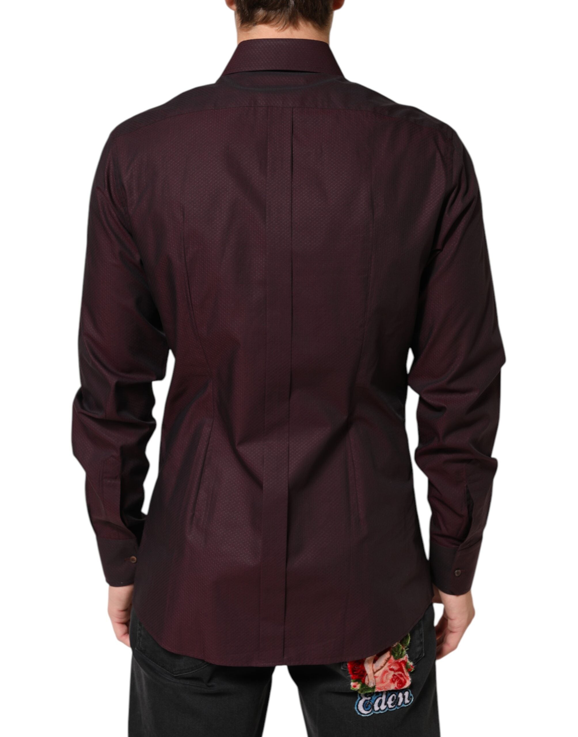 Violet GOLD Cotton Collared Dress Formal Shirt