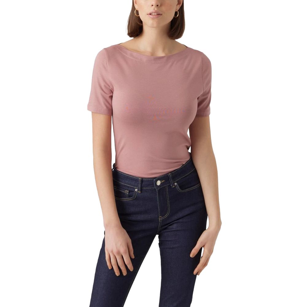 Pink Viscose T-Shirt