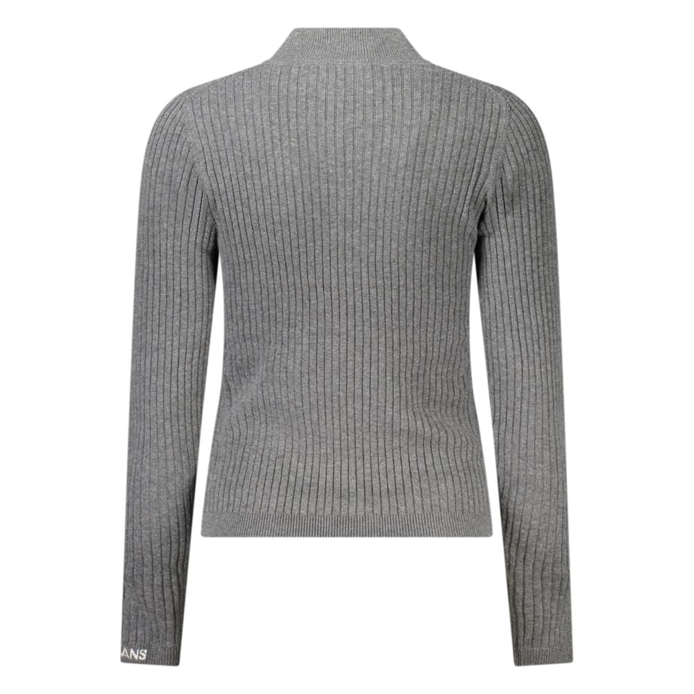 Grigio Cotton Women Sweater - ventzia
