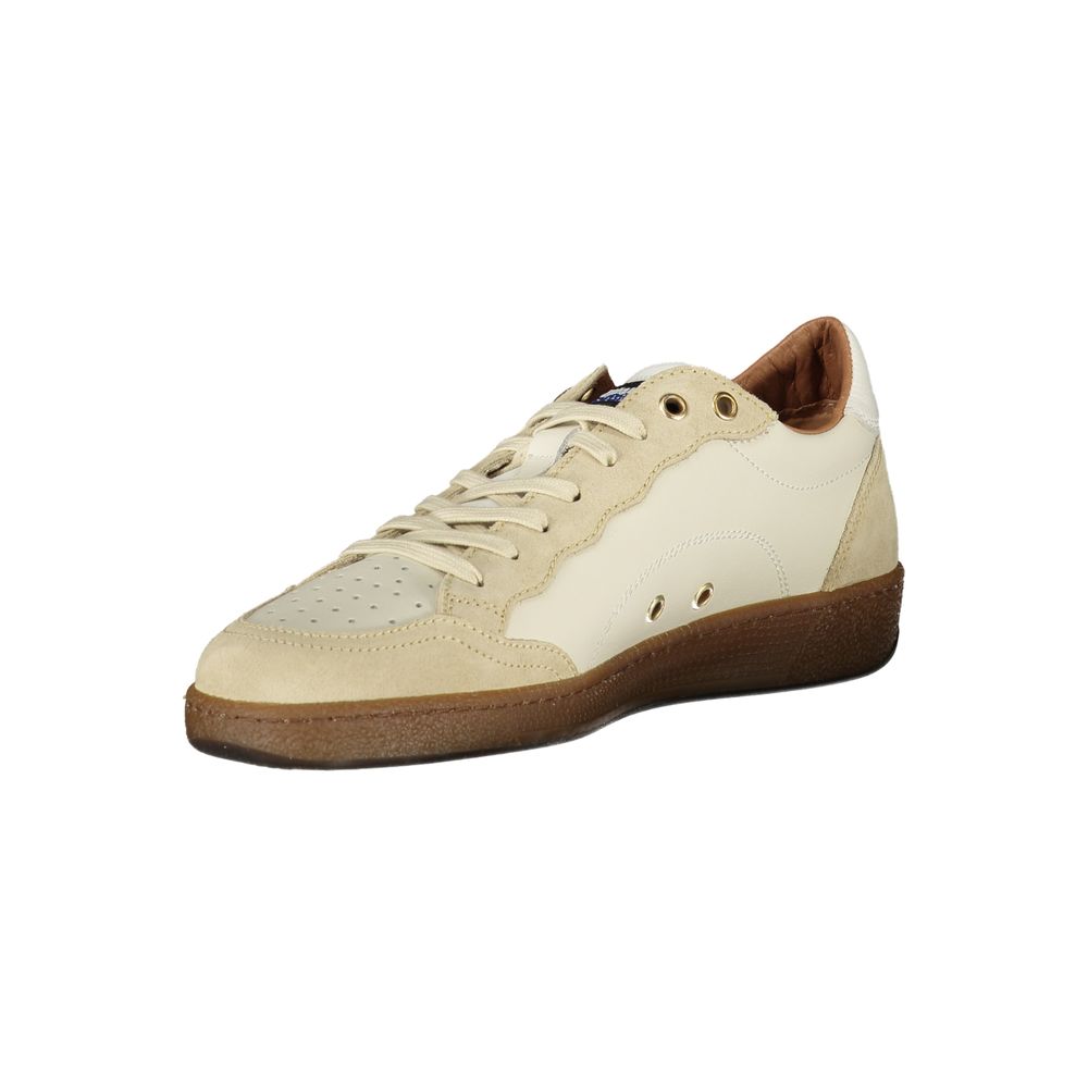 White Polyester Sneaker