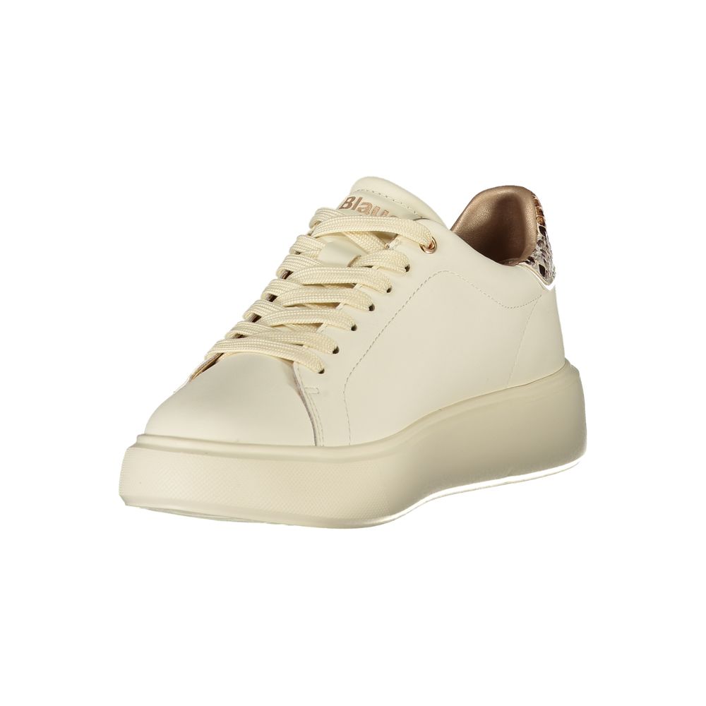 Beige Polyester Sneaker