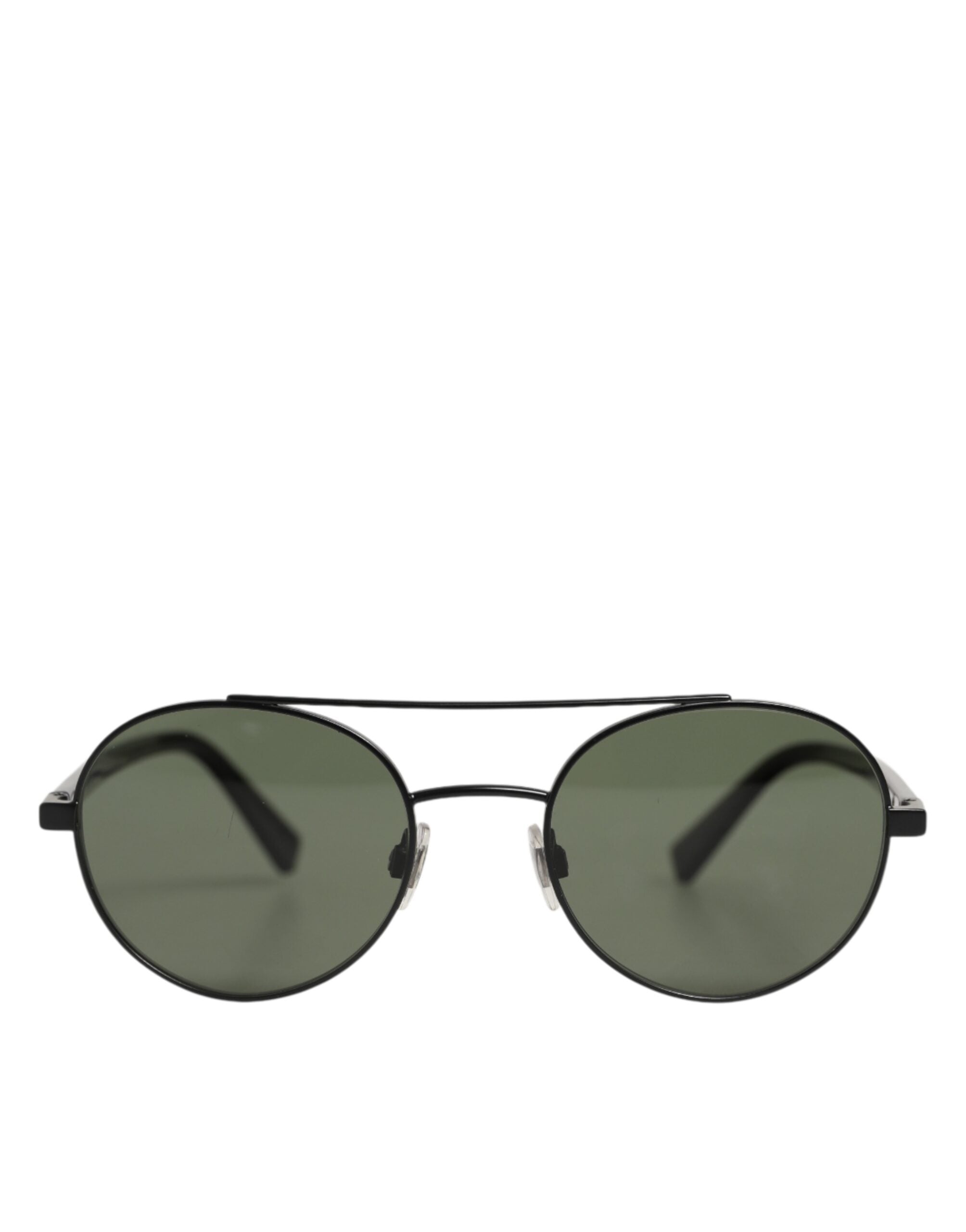Matte Black Steel Frame Gray Lens Sunglasses
