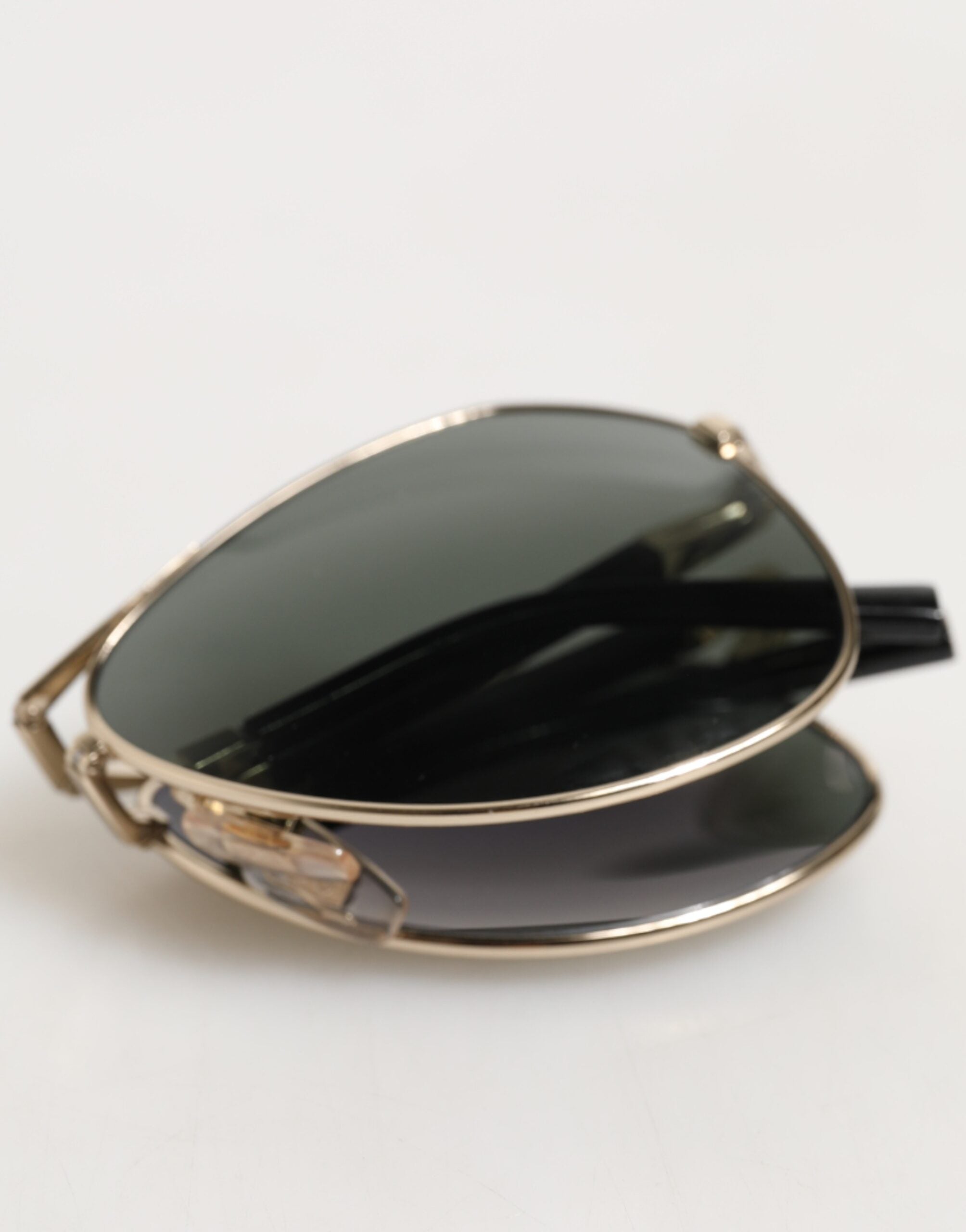 DG2106K Black Gold Plated Polarized MetalFrame Sunglasses