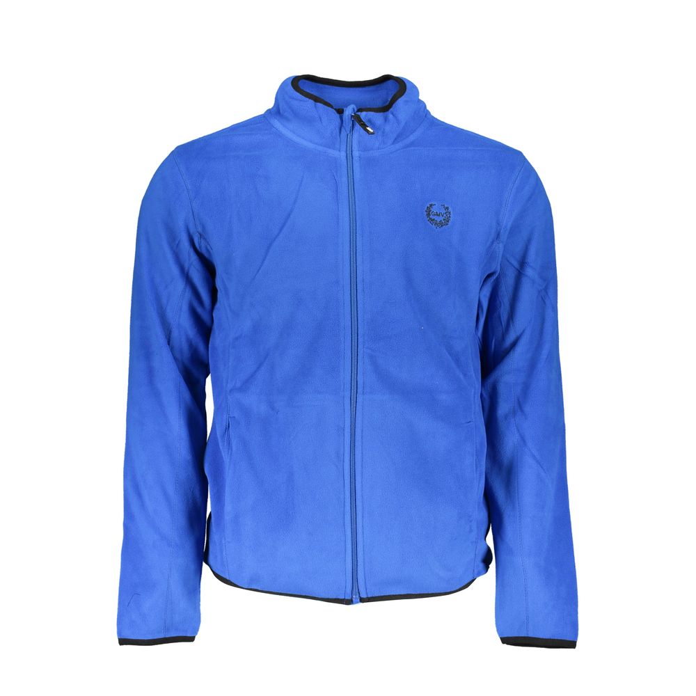 Blue Polyester Sweatshirt - ventzia