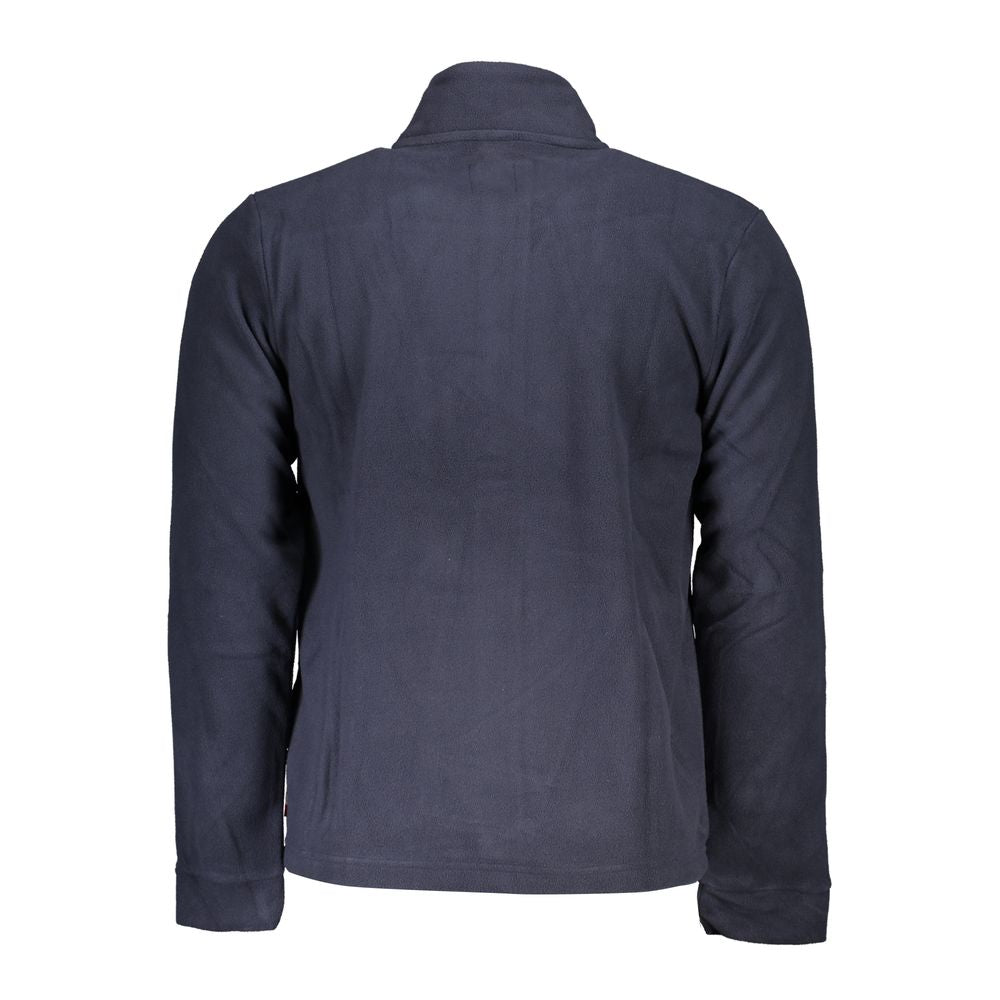 Blue Polyester Sweatshirt - ventzia