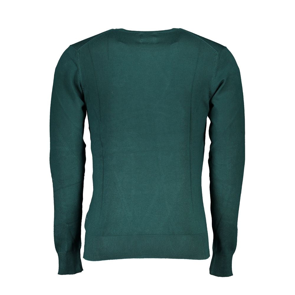 Green Viscose Sweater - ventzia
