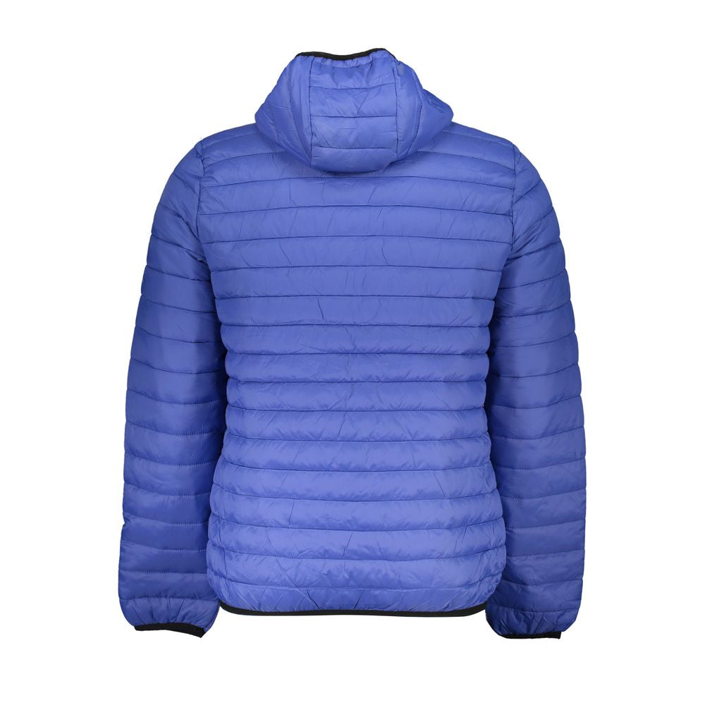 Blu Poliammide Men's Jacket - ventzia