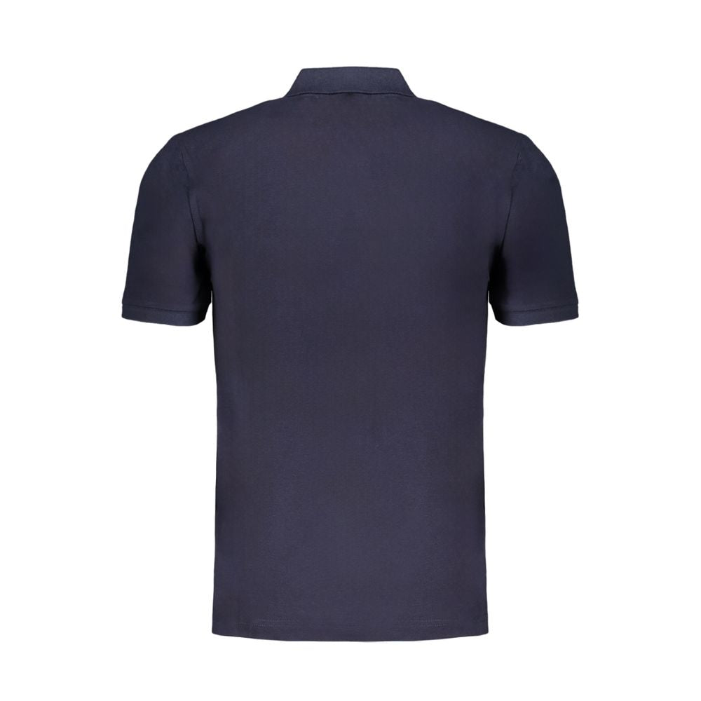 Blu Cotton Men Polo - ventzia