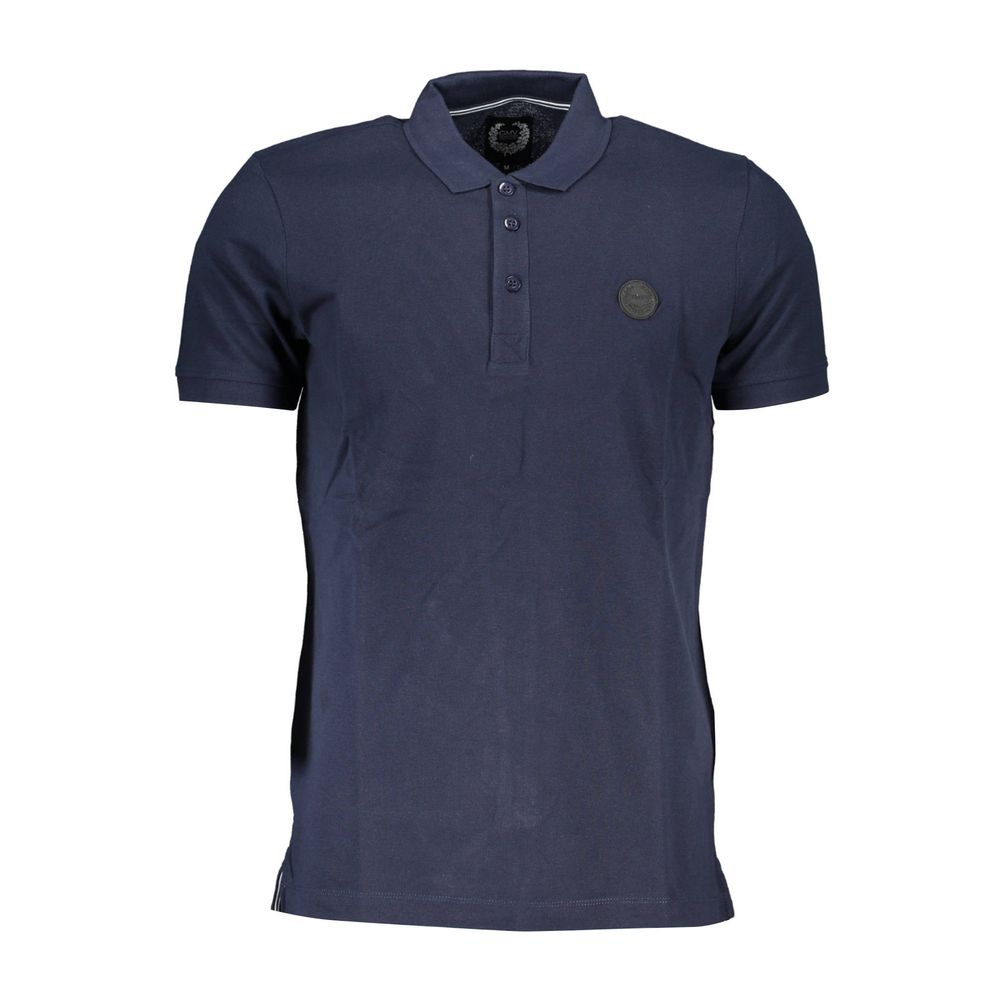 Blu Cotton Men Polo - ventzia