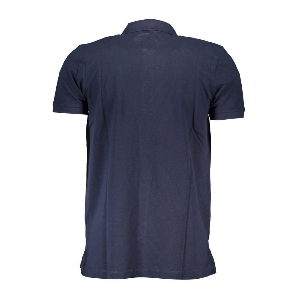 Blu Cotton Men Polo - ventzia
