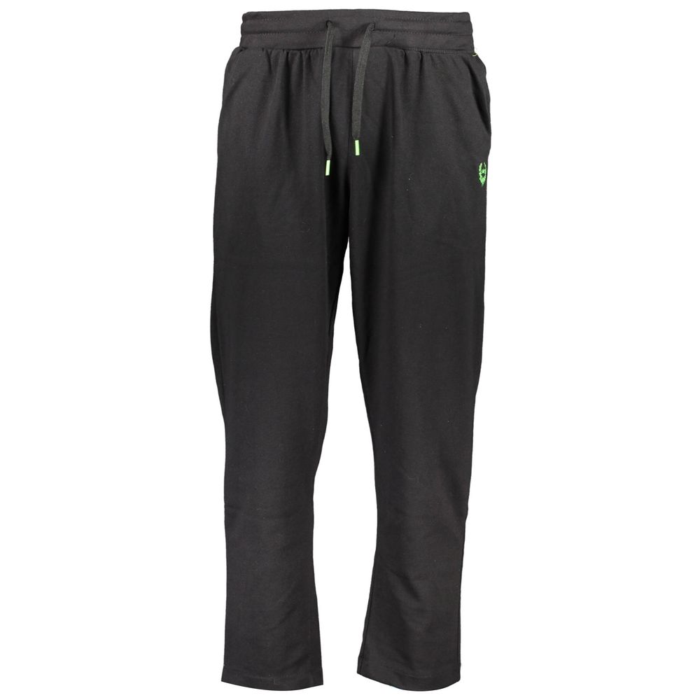 Black Cotton Men's Sweatpant - ventzia
