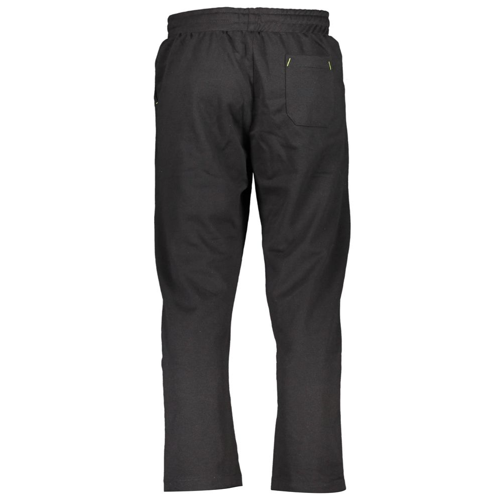 Black Cotton Men's Sweatpant - ventzia