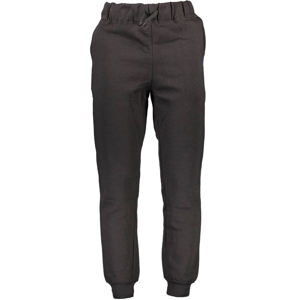 Black Polyester Men's Jogger - ventzia