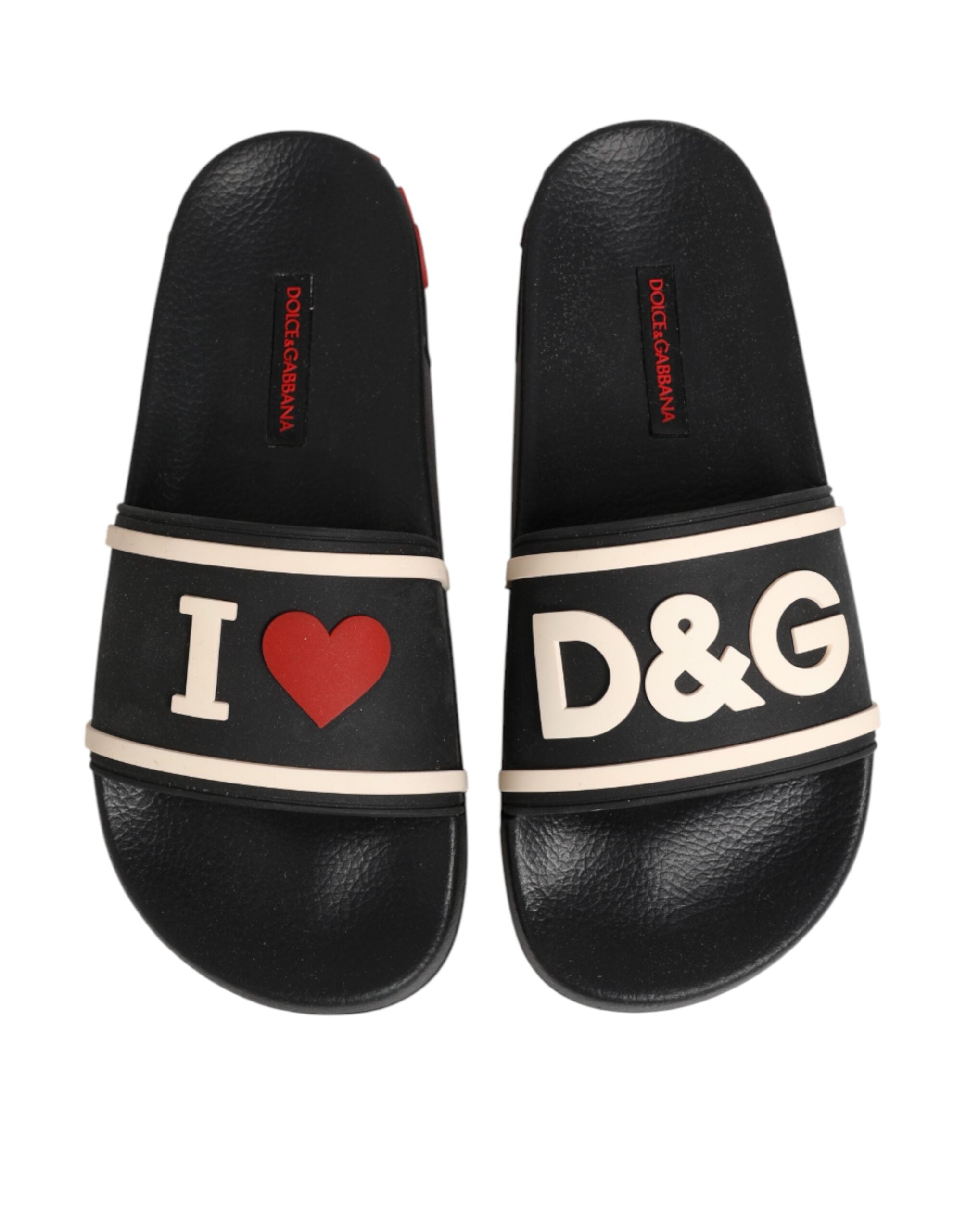 Black Rubber Slides Sandals Beachwear Shoes - ventzia