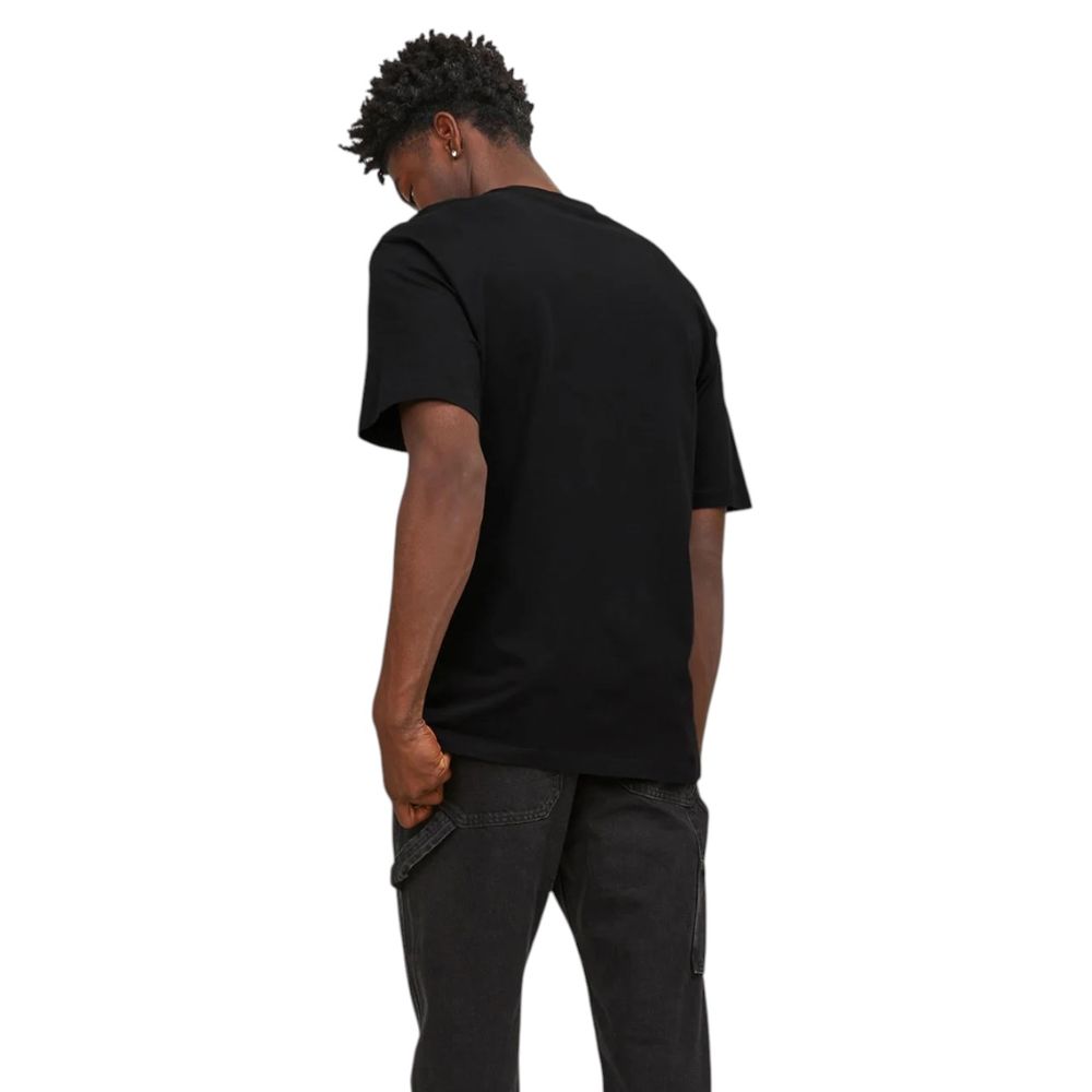 Black Cotton T-Shirt - ventzia