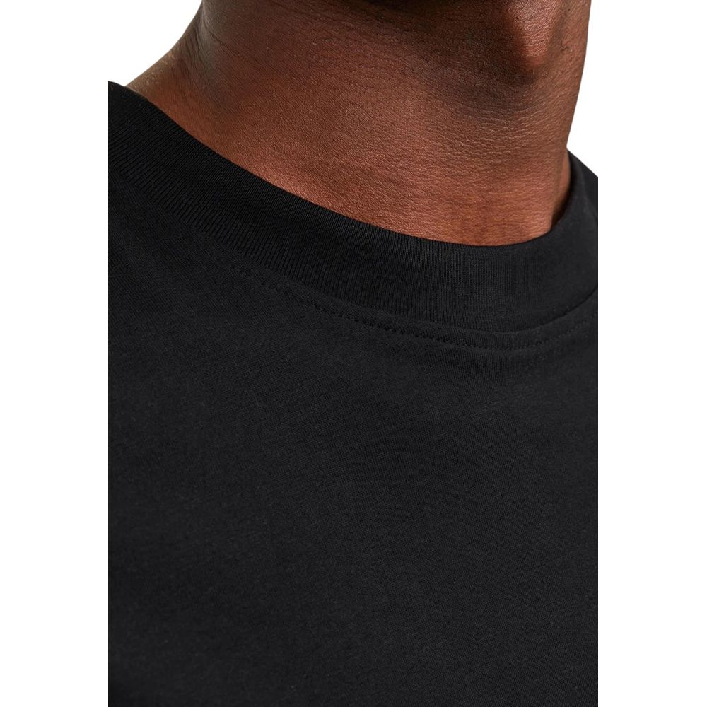 Black Cotton T-Shirt - ventzia
