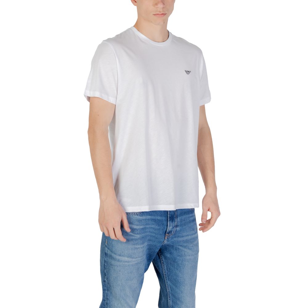 White Cotton T-Shirt - ventzia