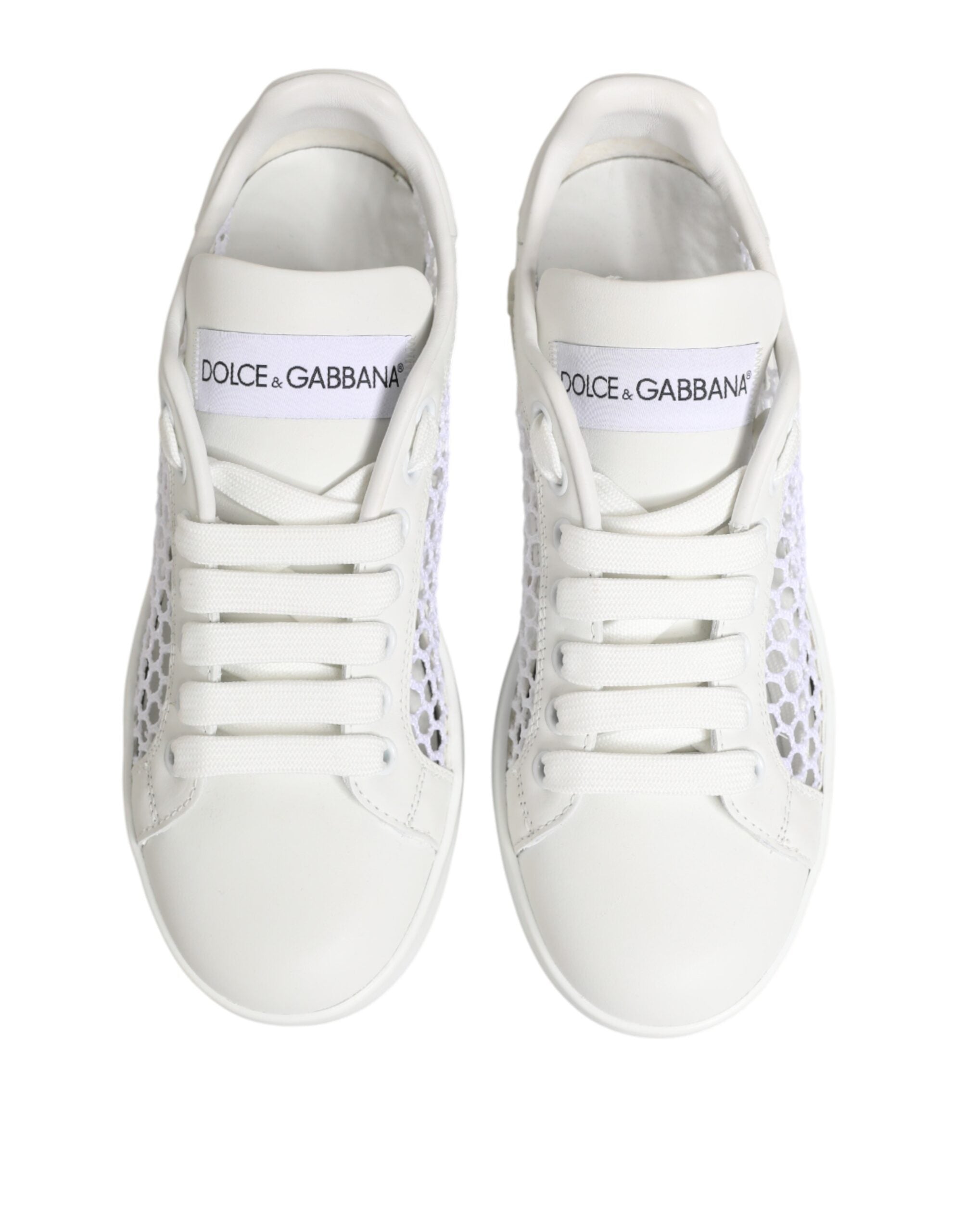 White Mesh Inserts Low Top Sneakers Shoes - ventzia