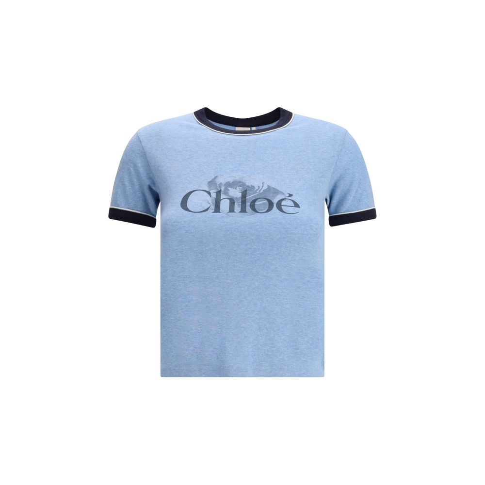 Light Blue Cotton T-Shirt