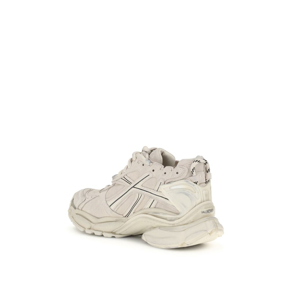 Beige Rubber Athletic Sneakers