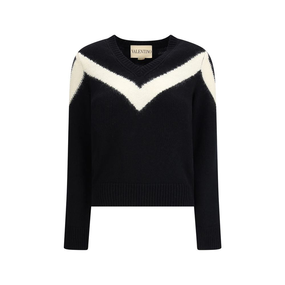 Black Fleece Wool Sweatshirt - ventzia