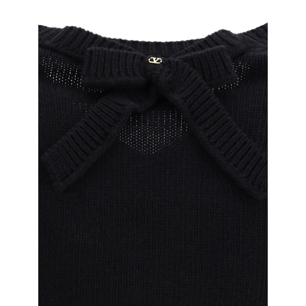 Black Fleece Wool Sweatshirt - ventzia