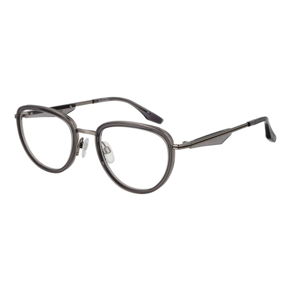 Gray Metal Glasses (Frames) - ventzia