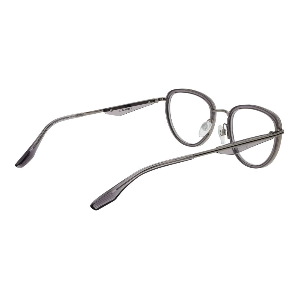 Gray Metal Glasses (Frames) - ventzia