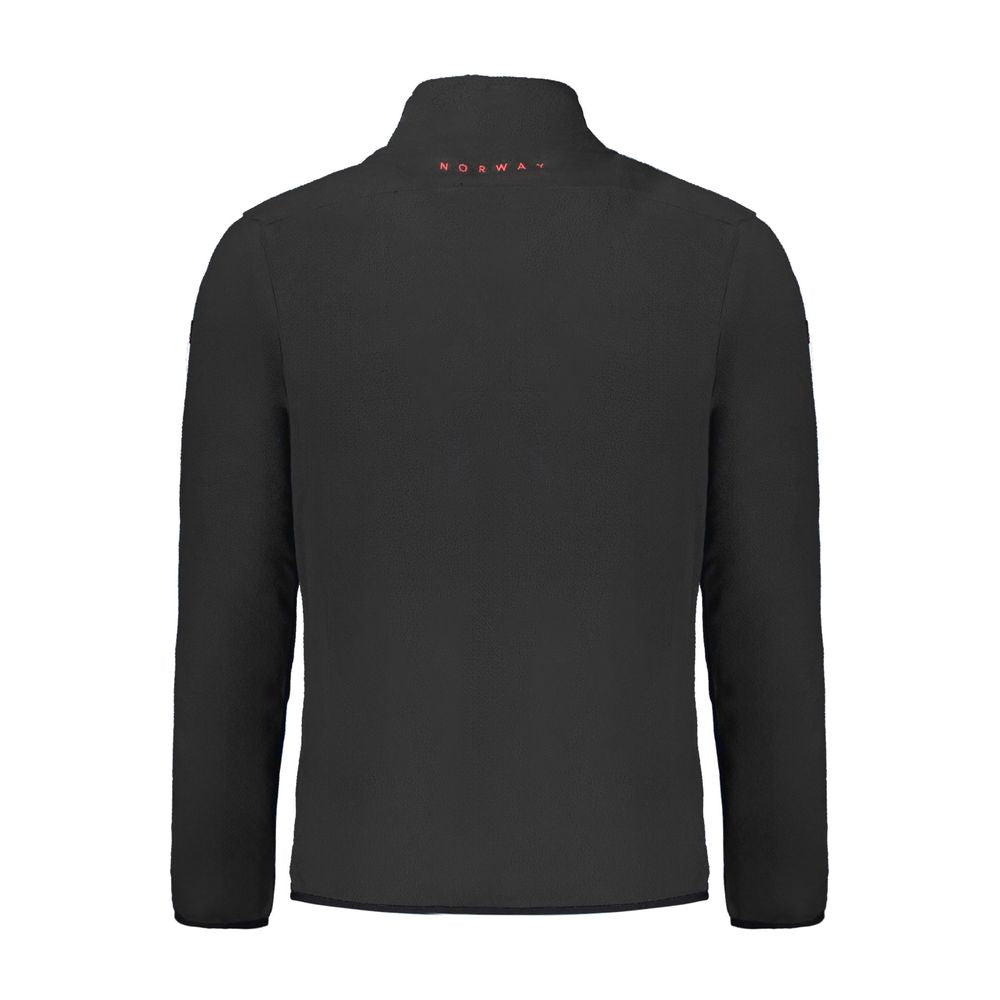 Black Polyester Sweatshirt - ventzia