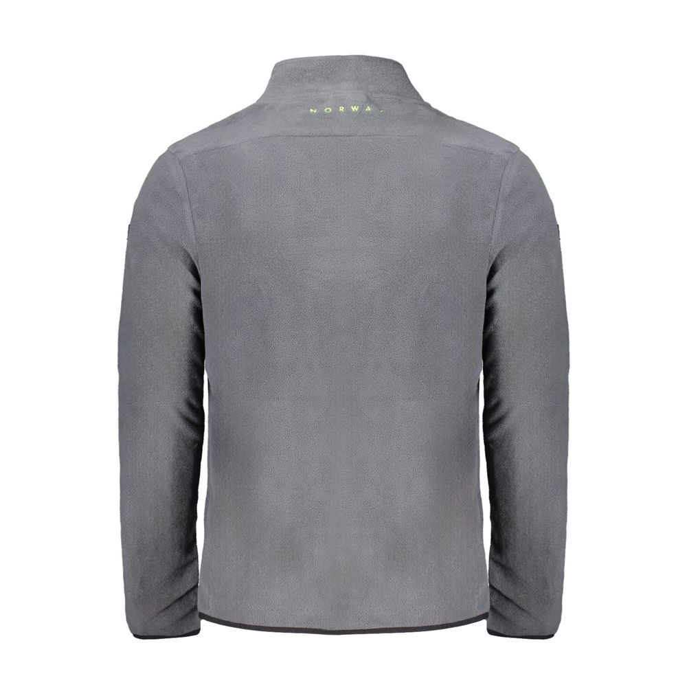 Gray Polyester Sweatshirt - ventzia
