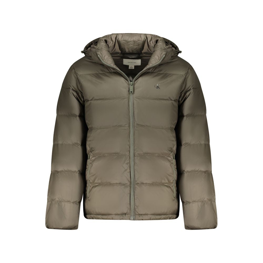 Marrone Poliammide Men's Jacket - ventzia