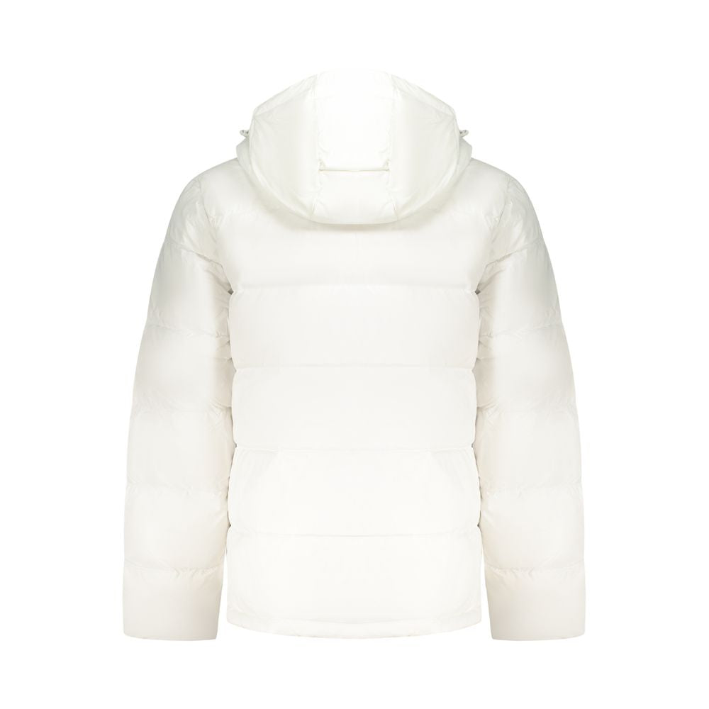Bianco Poliammide Men's Jacket - ventzia