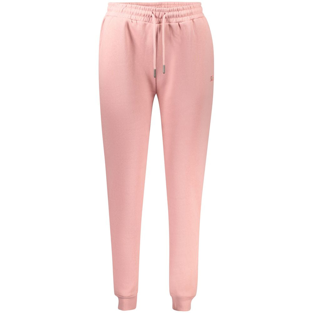 Pink Cotton Women's Sweatpants - ventzia