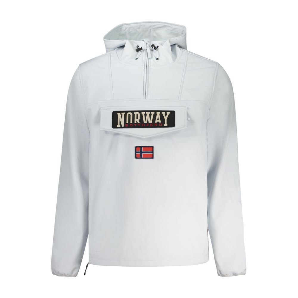 Grigio Polyester Men's Jacket - ventzia