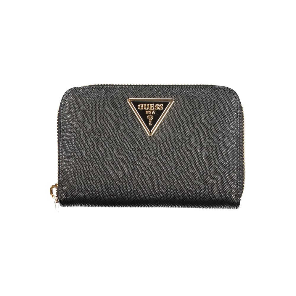 Nero Poliuretano Women Wallet - ventzia