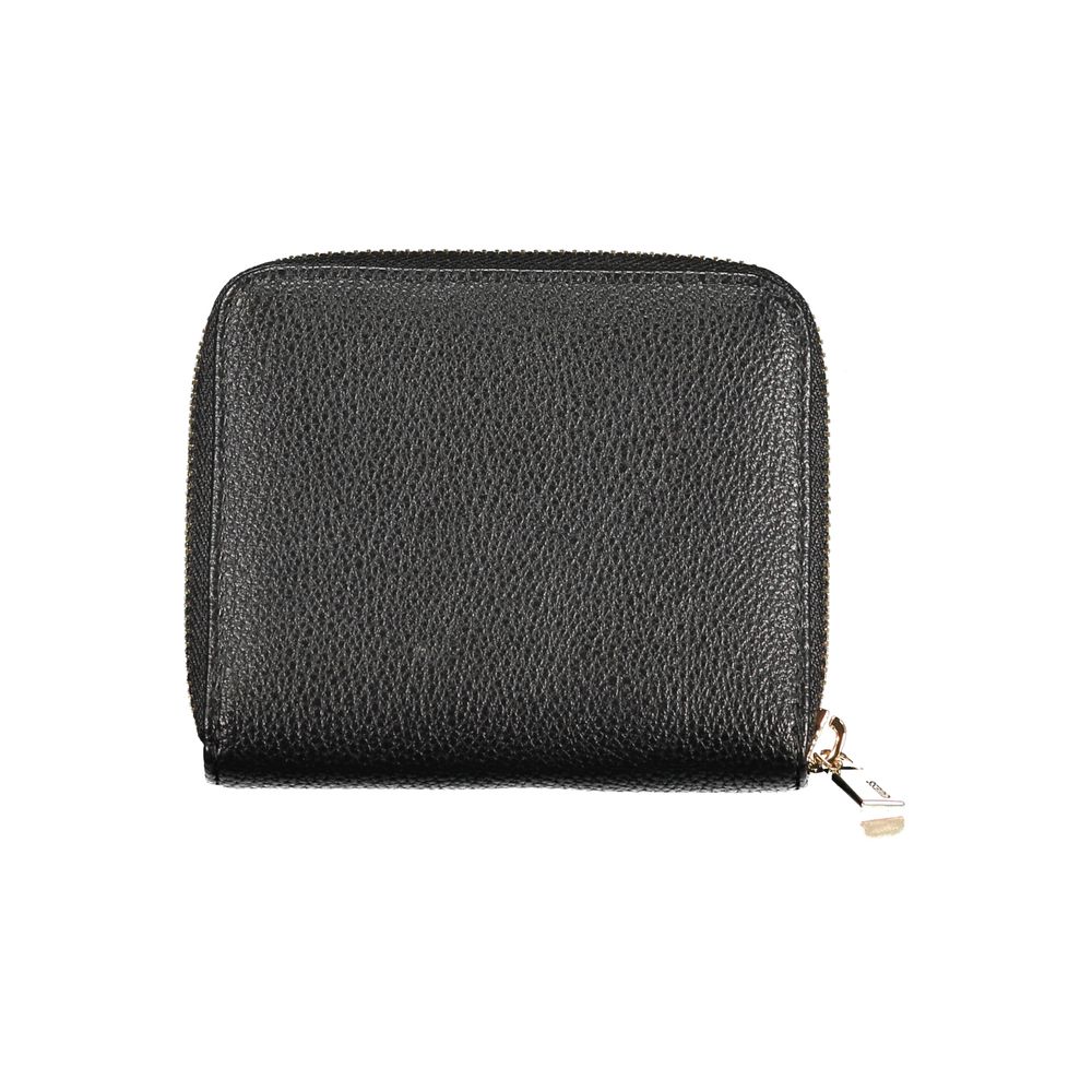 Nero Poliuretano Women Wallet - ventzia