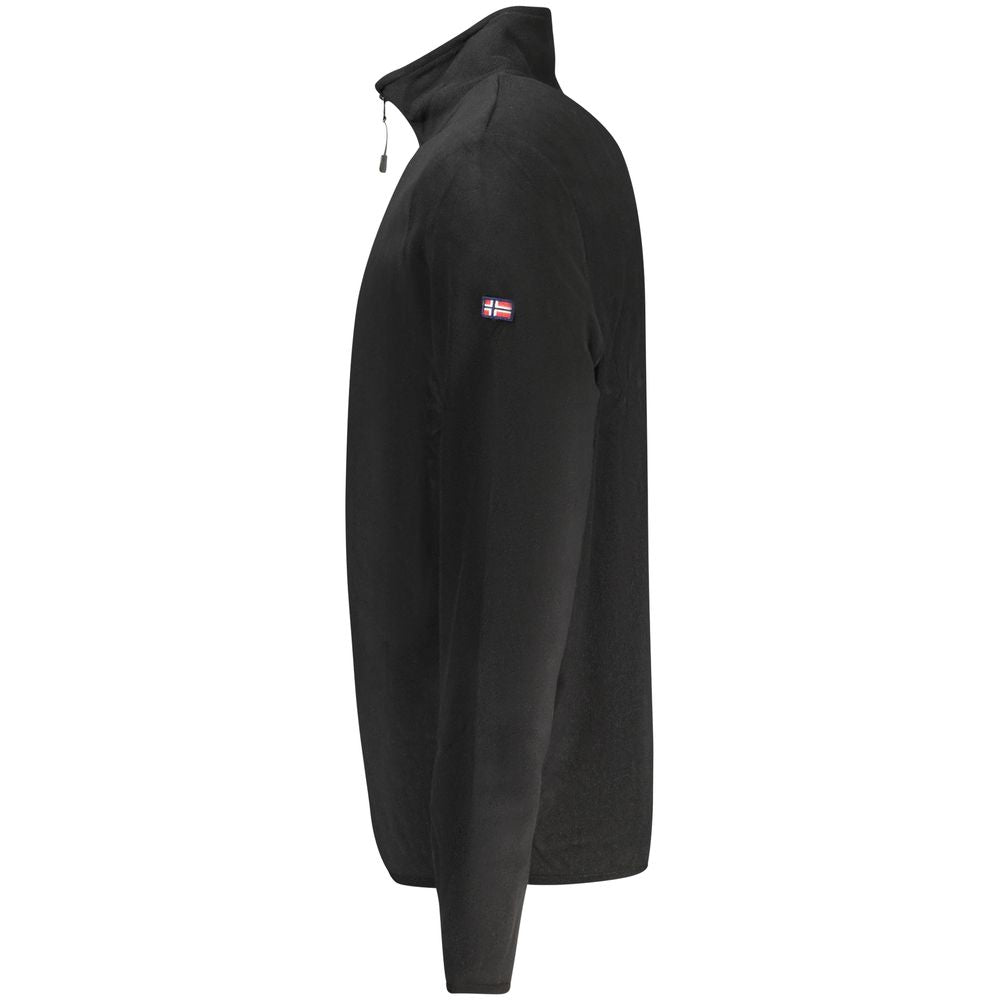 Black Polyester Sweatshirt