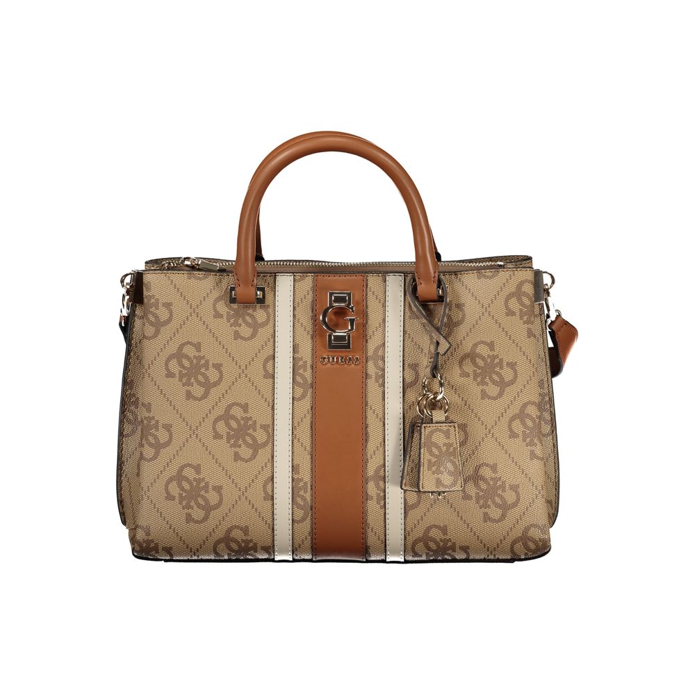 Beige Polyethylene Handbag
