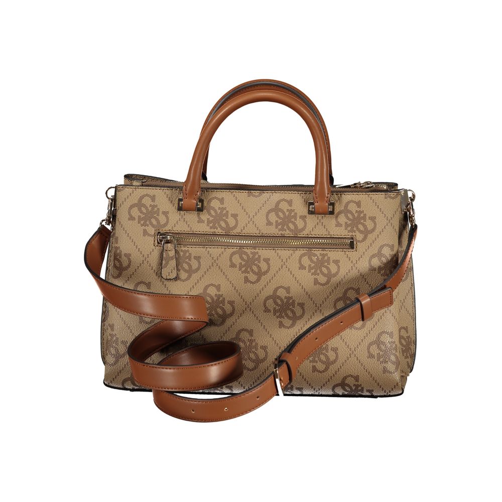 Beige Polyethylene Handbag
