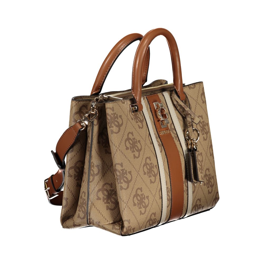 Beige Polyethylene Handbag