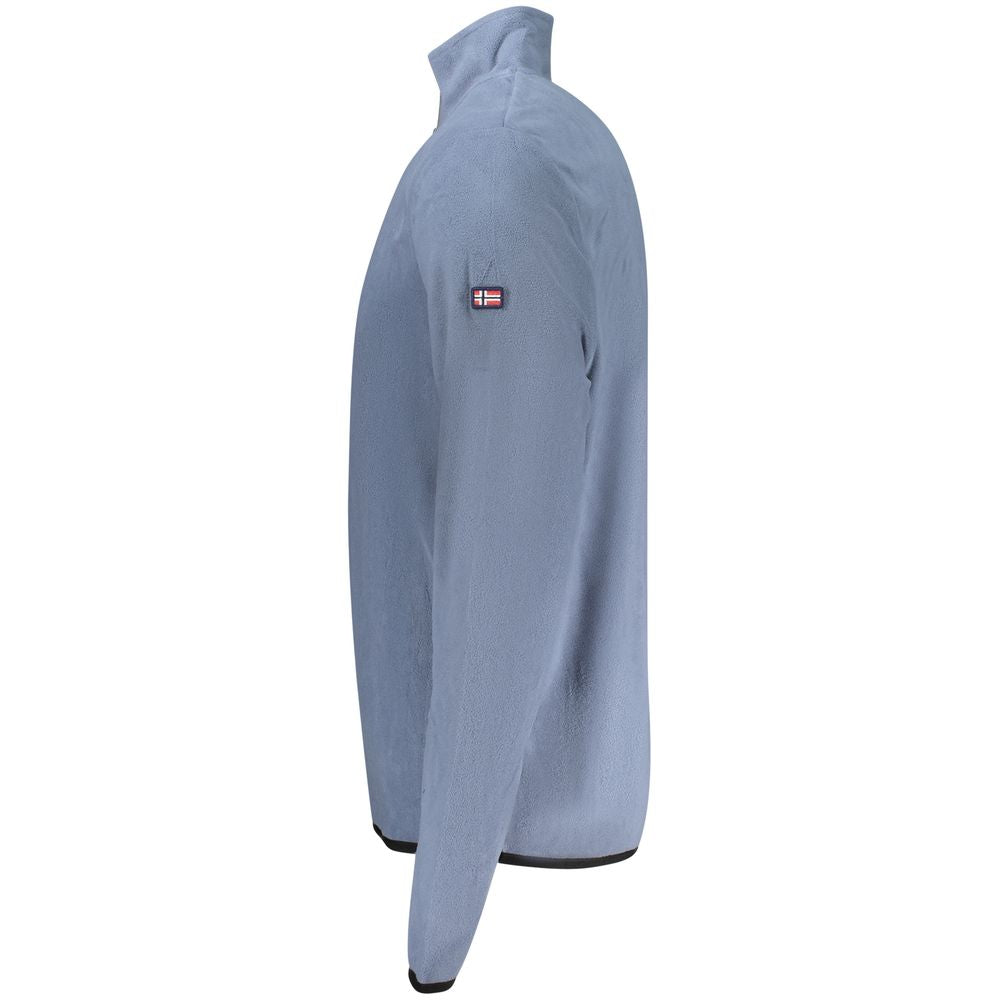 Blue Polyester Sweatshirt