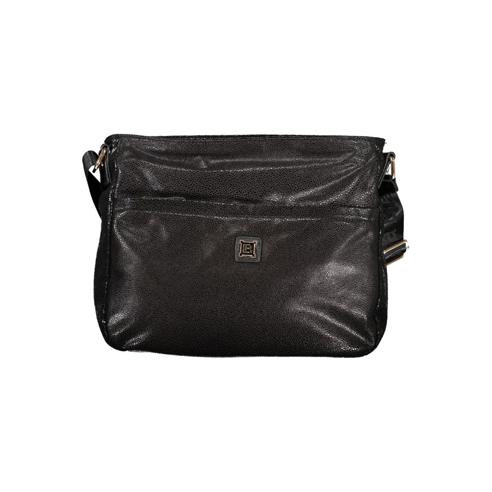 Black Polyester Handbag