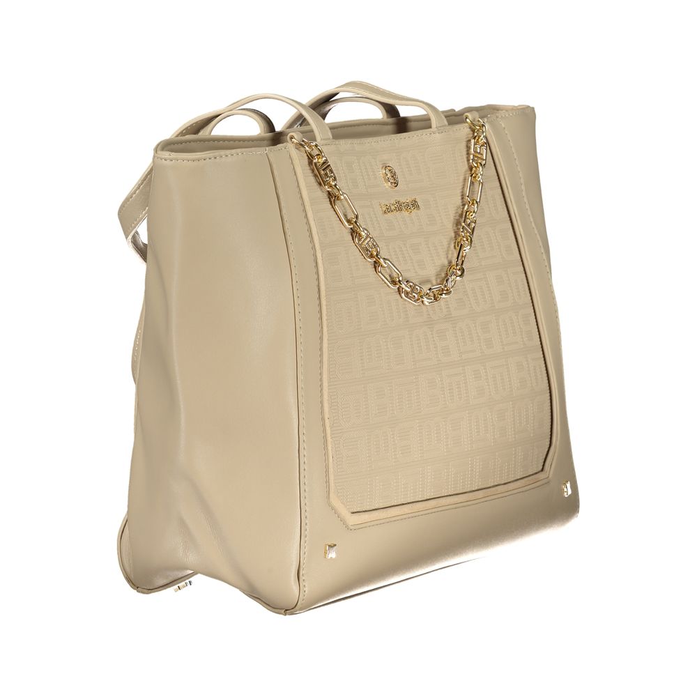 Beige Pvc Handbag