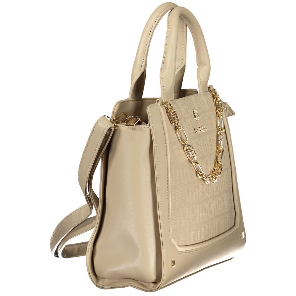 Beige Pvc Handbag