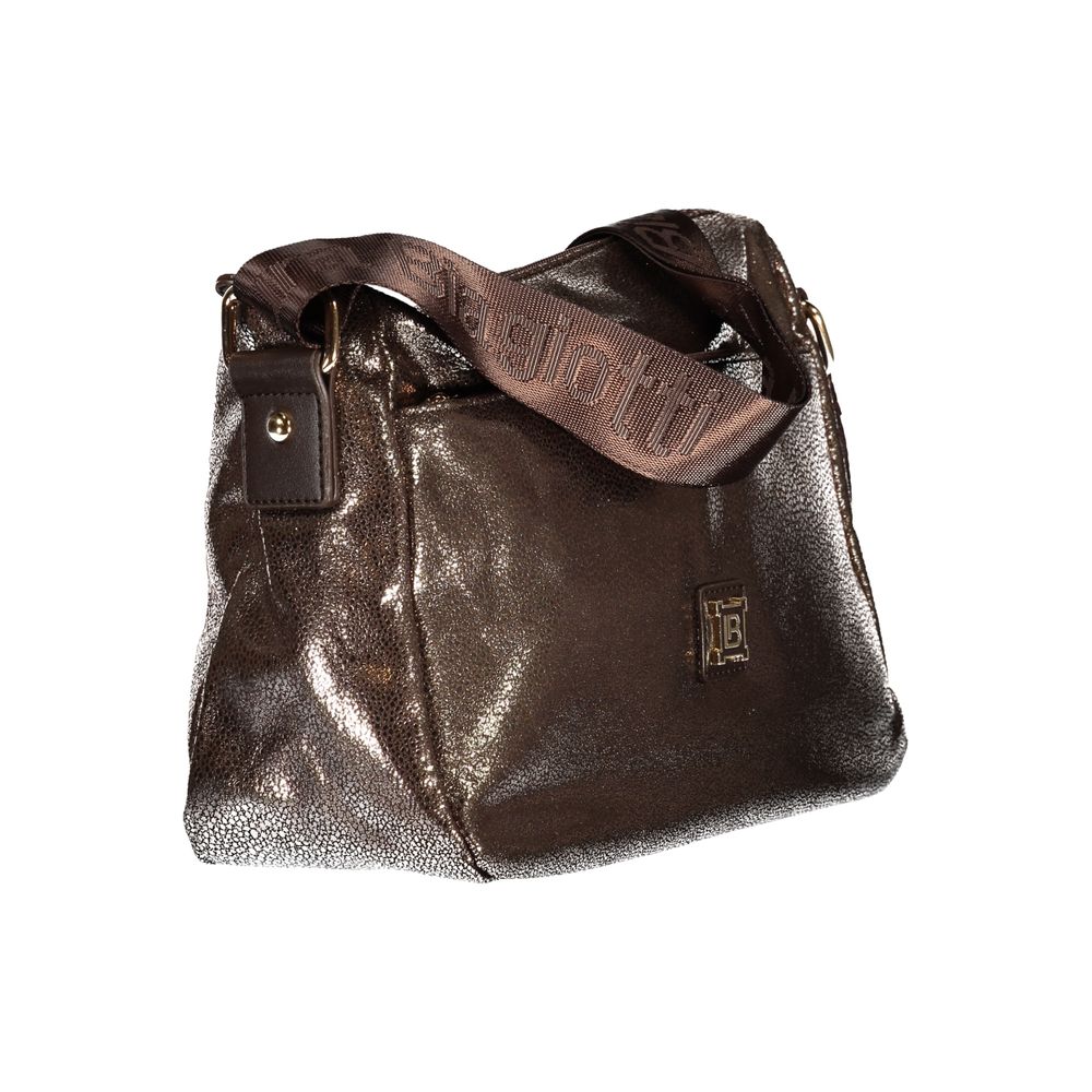 Bronze Polyester Handbag