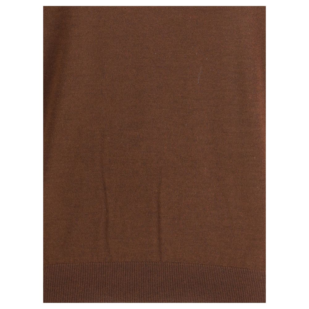 Brown Cashmere Turtleneck