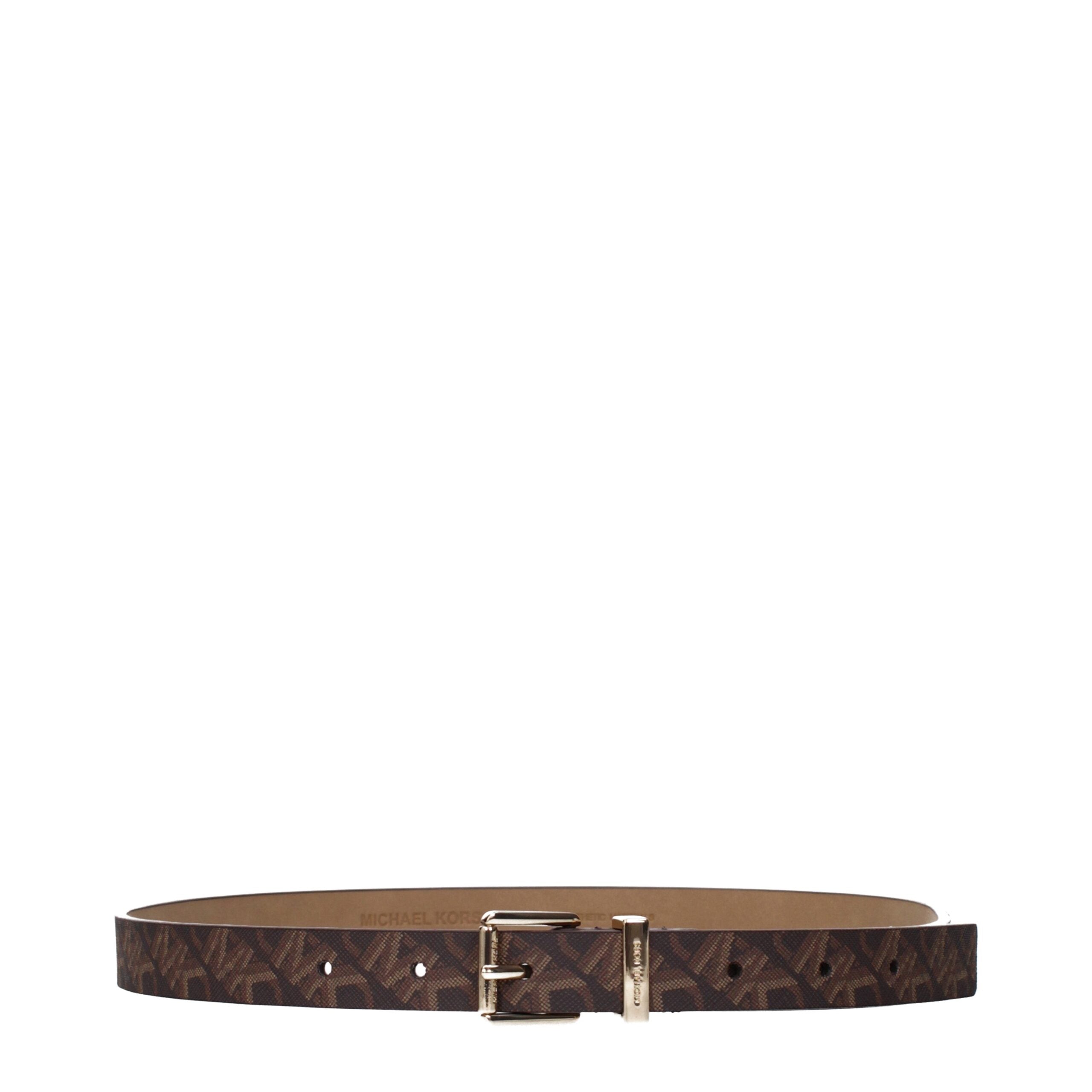 Brown Fabric Regular Belt